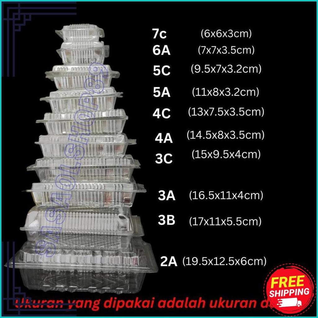 Mika Plastik Kue 3A Tebal  /Mika Tempat Bolu/Mika Kue Produk Viral