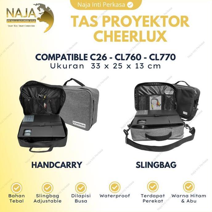 Tas Proyektor Cheerlux Cl770 Waterproof | Bag Projector Cheerlux Cl770