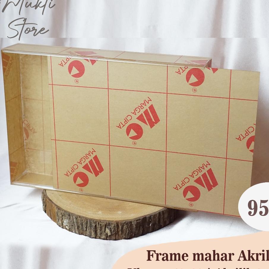 Frame Mahar Akrilik 40X30X6 Koak Mahar Akrilik  Akrilik Sliding Mahar