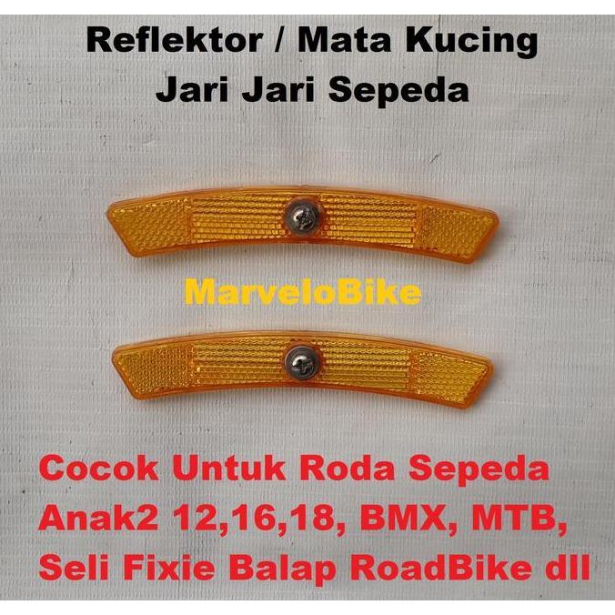 Reflektor Jari Jari Sepeda Mata Kucing Jari Jari Roda Sepeda murah
