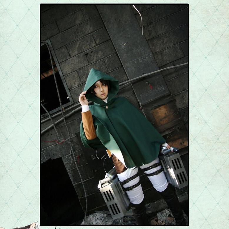 Cc-05 Attack On Titan Aot Eren Levi Cosplay Costume Kostum Rekomendasi Terbaik