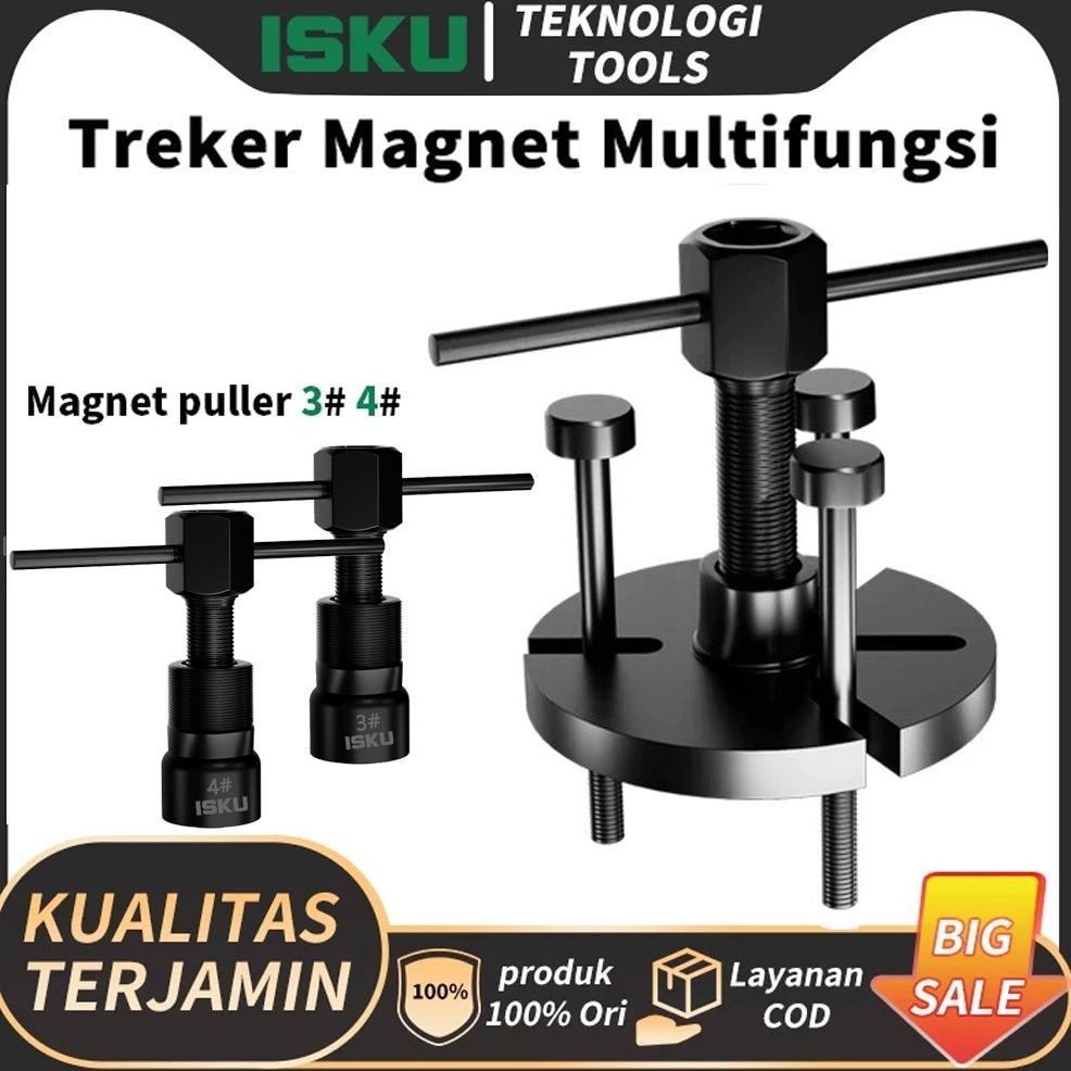 ISKU Treker Magnet Tracker Cabut Puller Magnet Motor Matic Honda Yamaha Suzuki Alat Bengkel Buka Blo