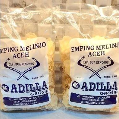 Emping Aceh Kualitas Super Emping Grade A Super Tipis Melinjo Aceh