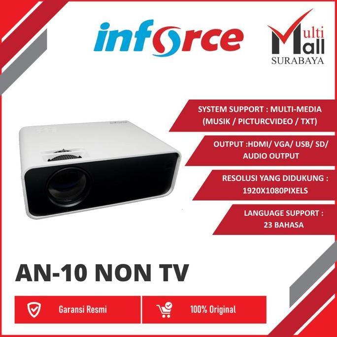 Inforce Mini Proyektor An-10 + Non Tv