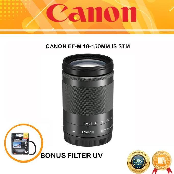 CANON EF-M 18-150MM IS STM LENS KAMERA MIRRORLESS LENSA TELE ZOOM