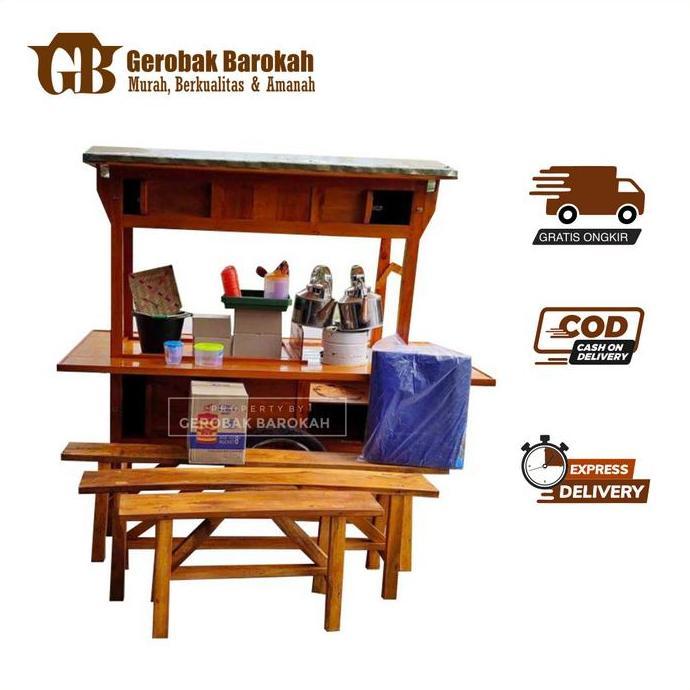Terlaris Gerobak Angkringan / Gerobak Angkringan Komplit / Rombong Angkringan