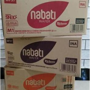 ( 1 Dus Isi 80 Pcs )  Nabati/Nabati Wafer 2000/Wafer Nabati Coklat Keju Susu Kue Dus