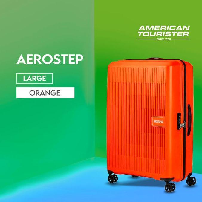 American Tourister Koper Hardcase Aerostep Large 28" - Orange