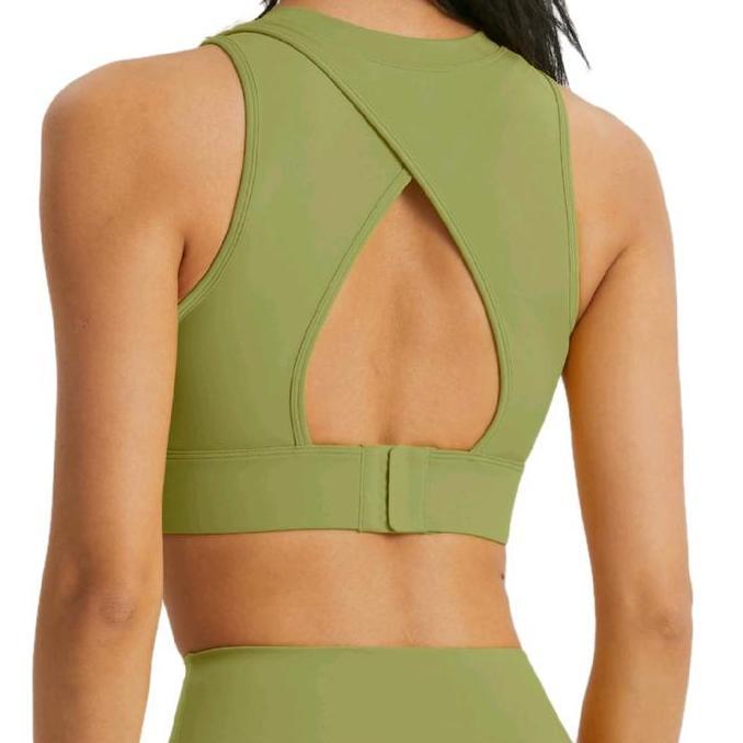 GISSELE SPORT BRA - Bra Olahraga Gym Workout Yoga Sport Bra Lycra Wireless