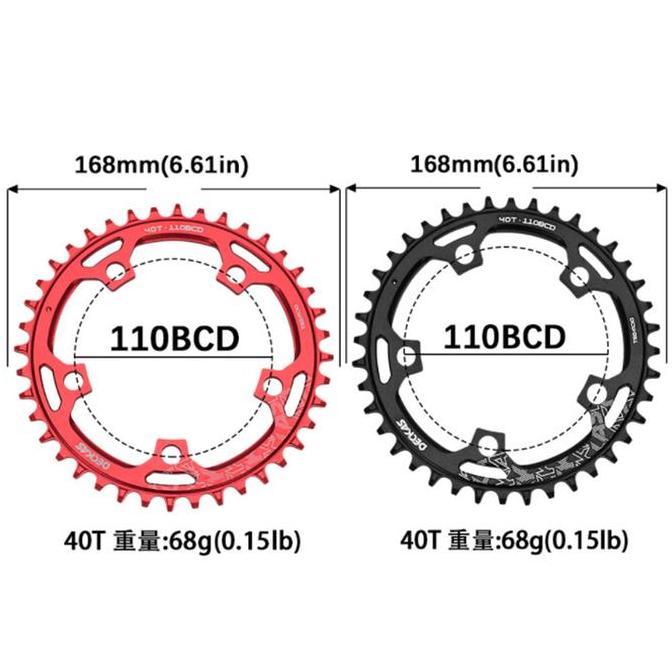 Chainring 36T 38T 40T 42T Deckas 110 BCD Narrow Wide