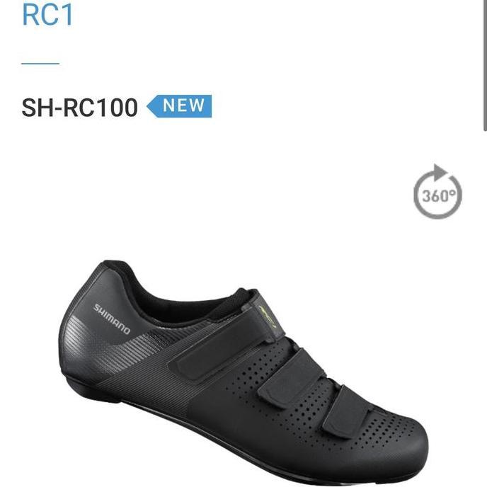Shimano RC100 BLACK . roadbike shoes