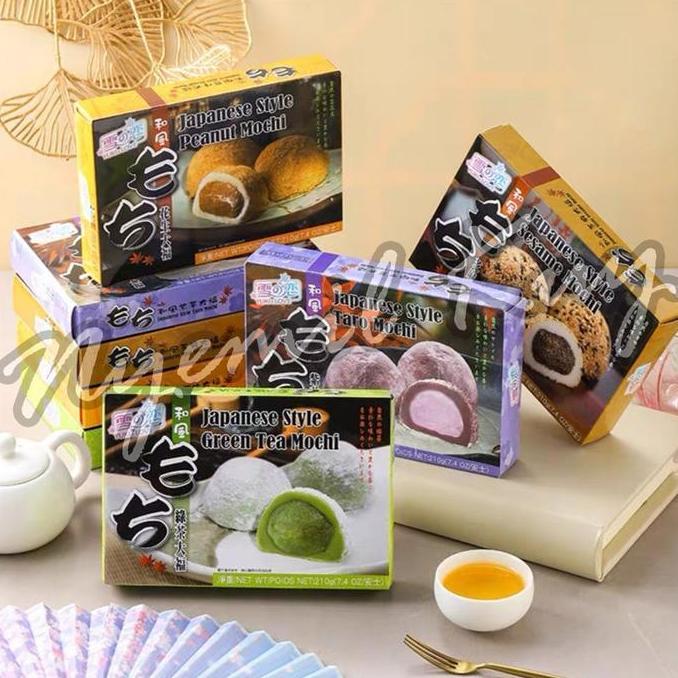 Yummy Yuki Love Mochi Taiwan Mochi Brown Sugar Mochi Green Tea Mochi Peanut Mochi Red Bean Mochi Ses