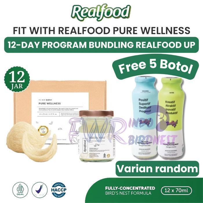 Realfood PURE WELLNESS FREE REALFOOD UP 5 BOTOL