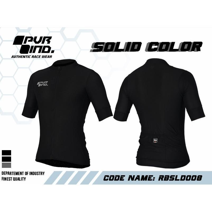 Cuci Gudang Pvr Ind Jersey Roadbike Solid Colour