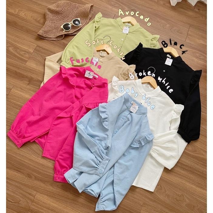 premium hiza - yurim blouse | kemeja blouse basic