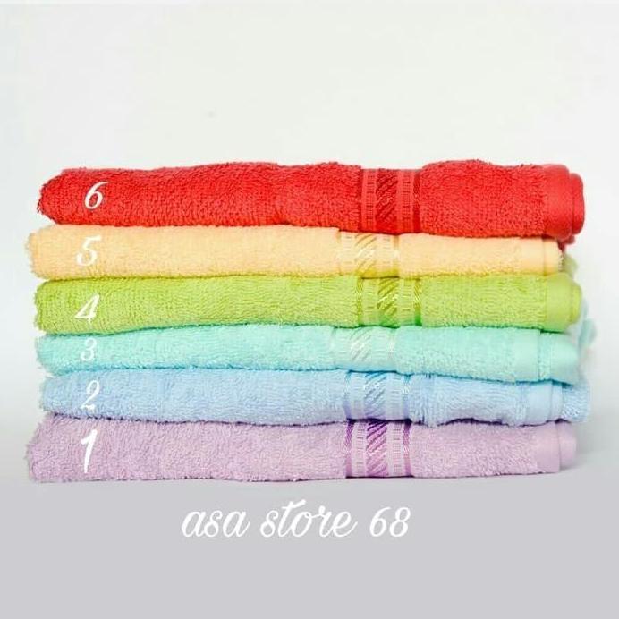 Ready Handuk Merah Putih 60 x 120
