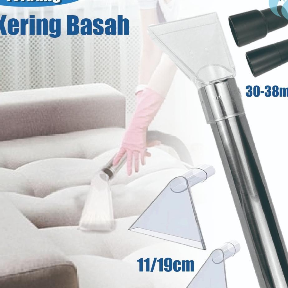 Sapu Sofa Karpet Vacuum Kering Basah Cocor Bebek + Extractor Nozzle 30-38Mm