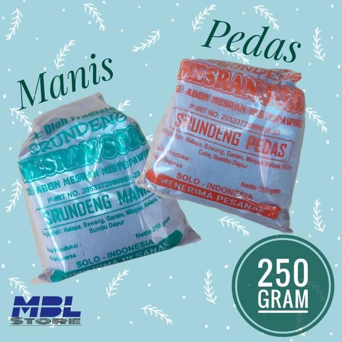 [] Serundeng Mesran Solo 250grm