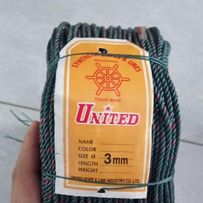 Tali Tambang Tampar 3Mm United Bintik Tali Tambang Jaring Ikan Tali Tambang 3Mm