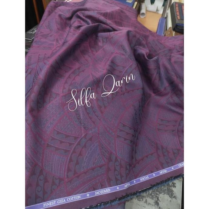 Kain Bahan Katun Giza Soktas Italian / Bahan Cotton Giza Soktas