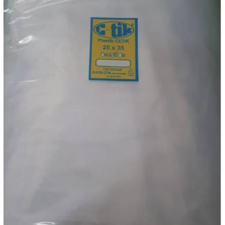 Plastik Klip 25X35 Cm Tebal / Plastik Klip Besar / Plastik Klip Tebal / Zip Lock