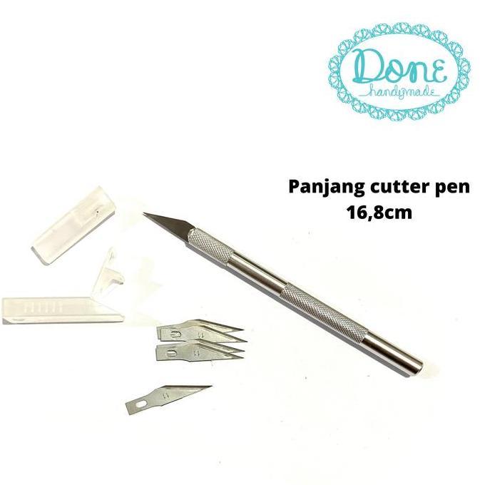 Korta- Cutter Pen Pisau Cutter Pen Pisau Craft Sculpt Tools Cutter
