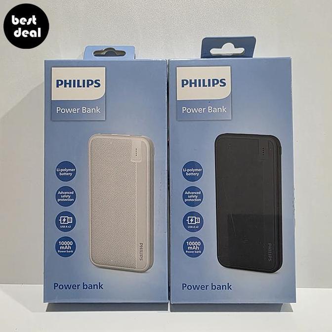 Paor- Philips Dlp8714 Powerbank 10000Mah Lithium Polymer Battery Power Bank Dual Usb-A Output - Gara