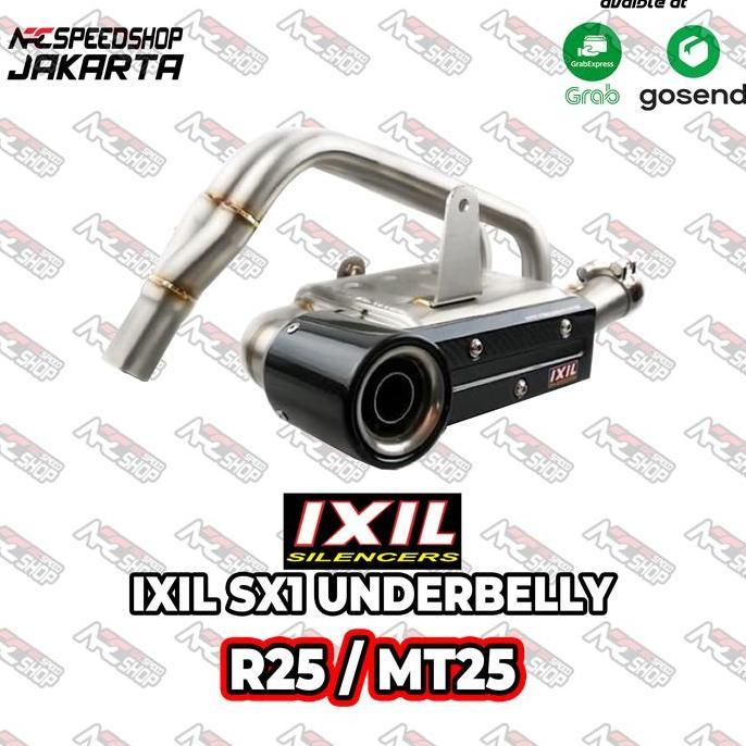 Knalpot Ixil SX1 R25 / MT25 Underbelly Fullsystem Original Spain terlaris