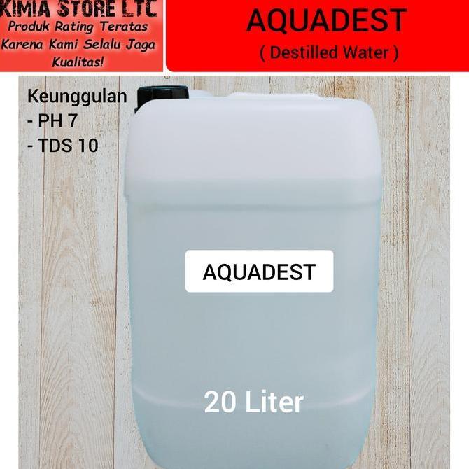 Miuzik- Aquadest 1 Liter / Air Suling / Destilled Ter