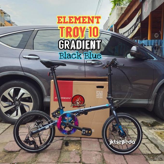 junkishop / Sepeda Lipat ELEMENT Troy 10 Gradient Diskon