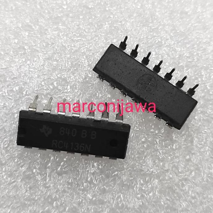 RC4136N IC DIP14PIN BL27