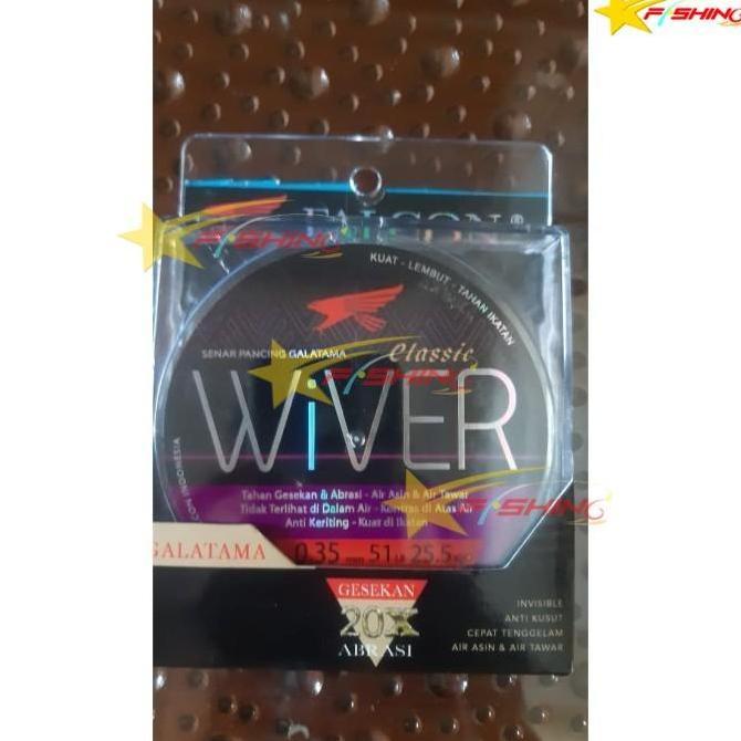 Senar Benang Tali Pancing Falcon WIVER 150 Meter / GALATAMA Kuat Terla Umpan