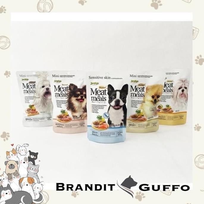 MONTMERY Jerhigh meat as meals holistic anjing snack anjing topping dog food