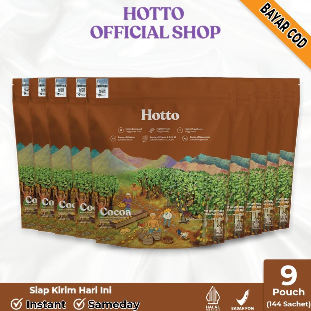 Hotto Cacao Multigrain Dengan Cocoa 144 Sachet Hotto Ecer Hotto Sachet Hotto