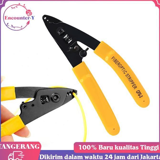 NEZGEFIG Stripper Fiber Optic 3 Hole Fiber Optik Stripper Fiber Optic stripper