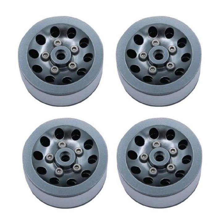 Metal Velg Beadlock Rc WPL C14 C24 C34 1/16 MN D90 D99 1/12