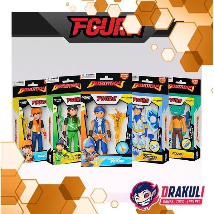 gomeya44 - boboiboy official galaxy fgura / figura action figure - mainan / figurine