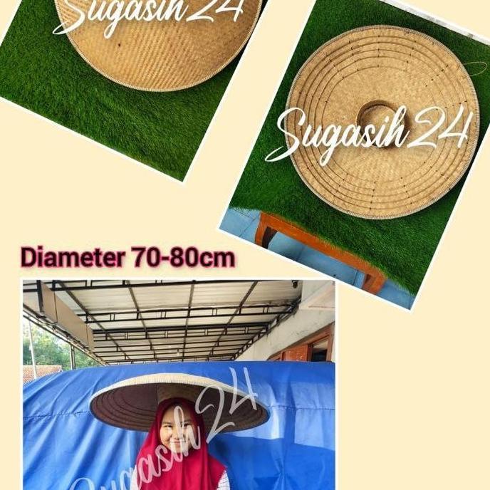 Caping topi Vietnam petani lebar 70-80cm BS