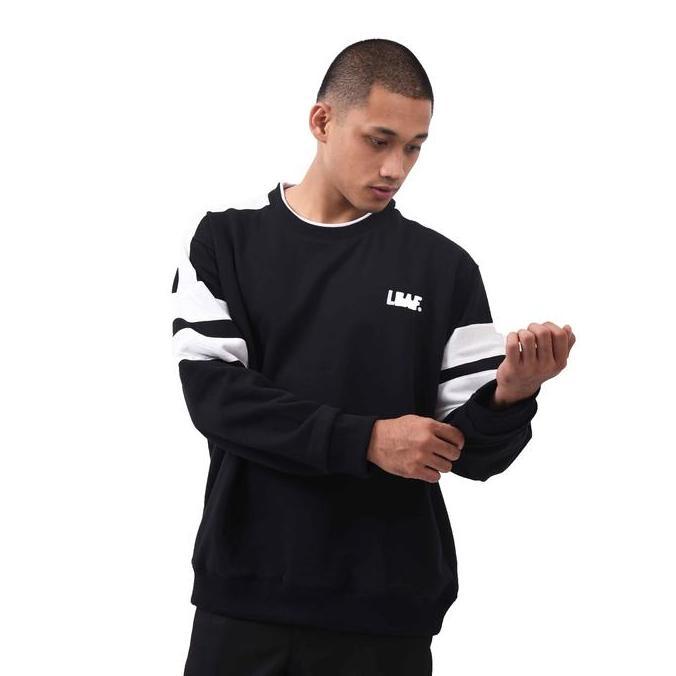 Bless- Leaf Ssense Black/White Crewneck