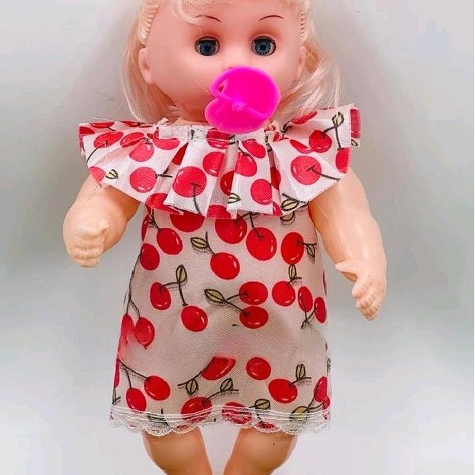 Bear- Mainan Anak Perempuan Boneka Bayi Barbie Dot Di Lepas Bisa Nangis Mainan Boneka Susan