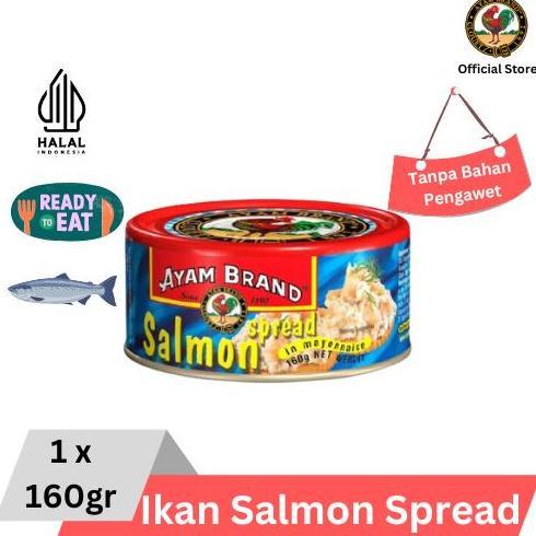 [] Ayam Brand - Ikan Salmon Kaleng Spread 160gr