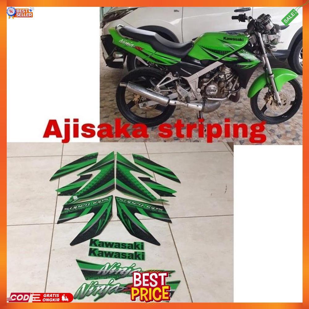 Striping Ninja Ss 2012 Hijau Stiker Kawasaki Ninja Ss 2012 Hijau [S5]