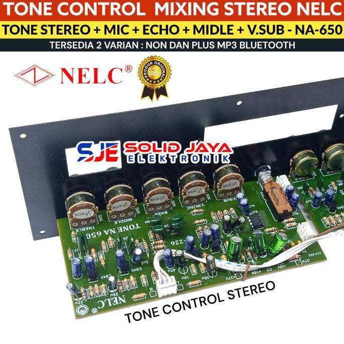 Msu- Kit Tone Control Aktif Musik Mixing Active Subwoofer Mic Mic Multimedia Na-650 N-266 Plus Panel