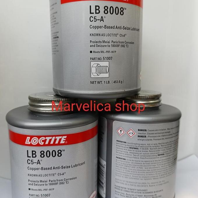 TERMURAH - loctite lb 8008 C5-A copper based anti size lubricant loctite lb 8008