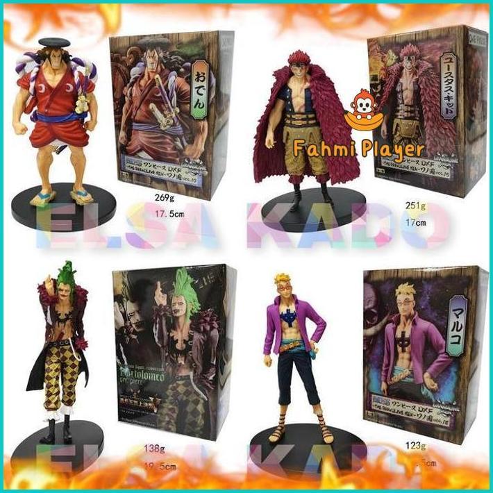 Dxf One Piece Kozuki Oden Action Figure Marco Bartolomeo Eustass Kid