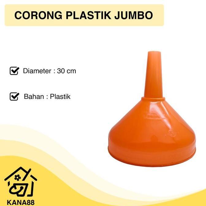 Corong Plastik 30 cm Corong Air Tebal Serbaguna
