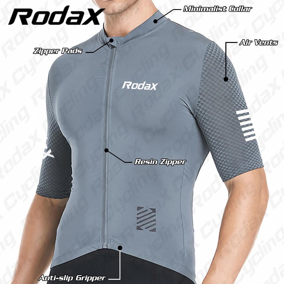 BIG PROMO RodaX Brevet Jersey 3+1 Safety Phone Pocket Premium Cycling Jersey Unisex Roadbike Origina