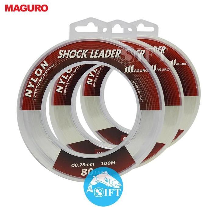 Senar MAGURO NYLON SHOCK LEADER 100M | Benang tali pancing nilon IFT