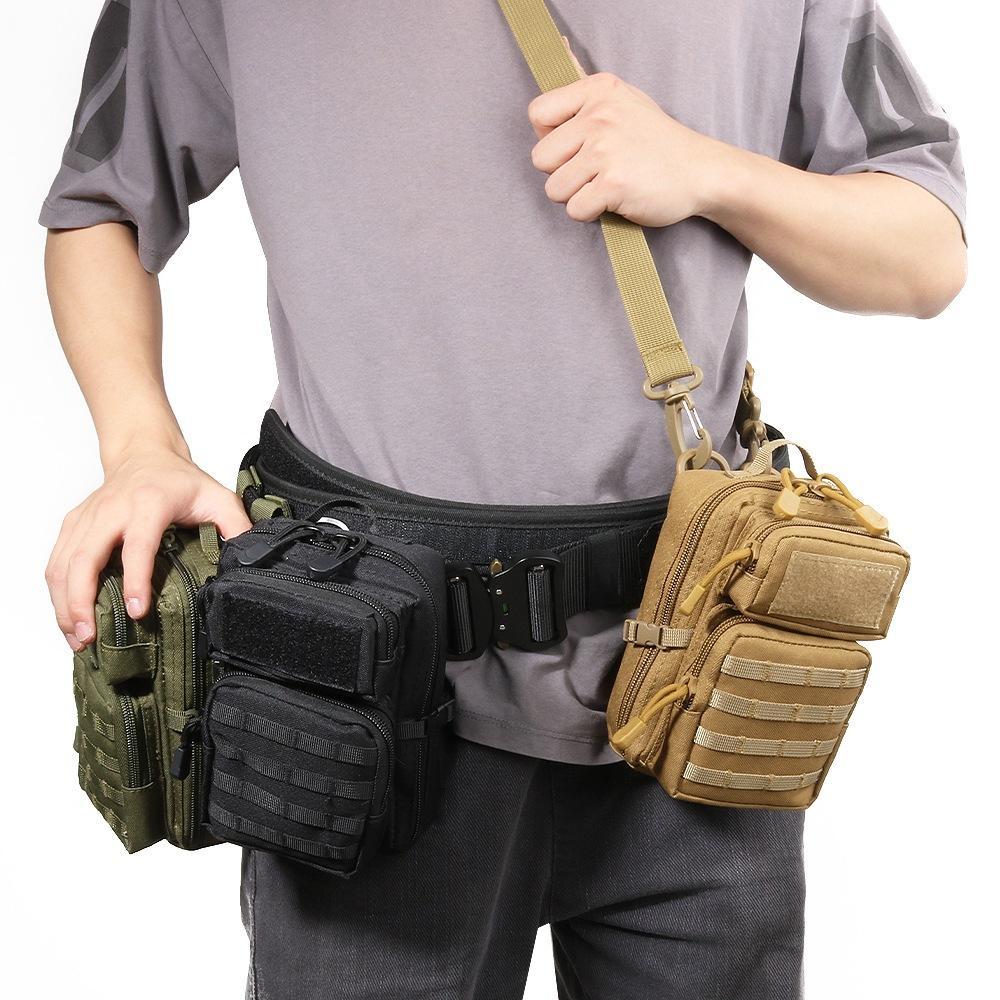 [Tas 231]Tas Slempang  Mini Pria Tas Slempang Tas Pinggang Hp Bahan Nilon Kanvastas Multifungsi Slem