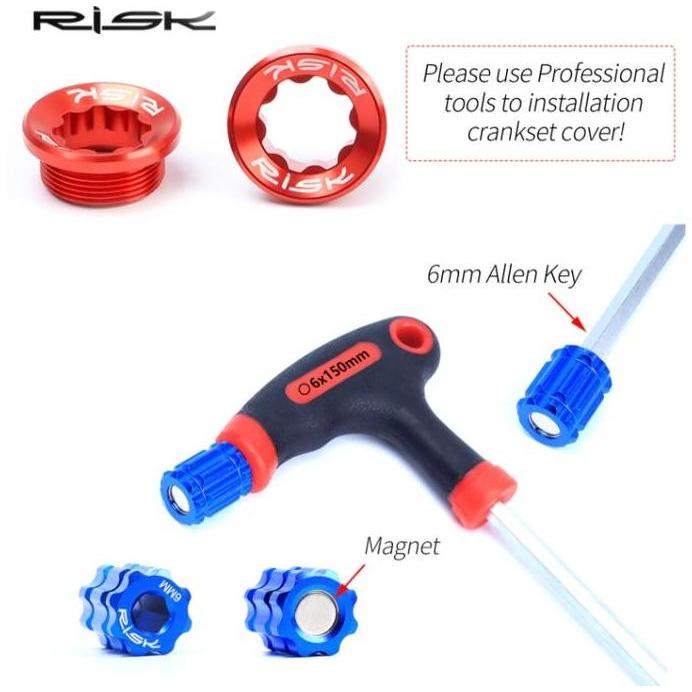 RISK Pembuka Baut Crank HT 2 HT2 - Kunci Baut Crank Hollowtech 2